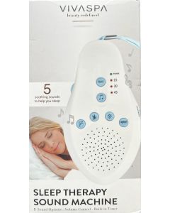 Vivaspa Sleep Therapy Sound Machine 5 Soothing Sounds With Timer