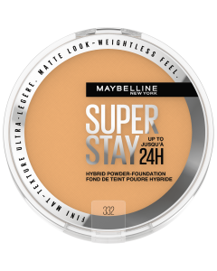 Maybelline Super Stay Powder Foundation Makeup, Soft Matte Finish, 332, 0.21 oz"