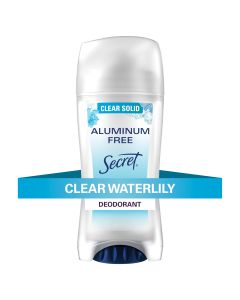 Secret Aluminum Free Deodorant for Women, Waterlily, 2.4 oz"