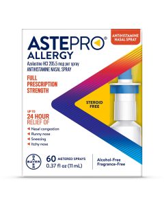 Astepro Allergy, Steroid Free Antihistamine Nasal Spray, 60 Metered Sprays"