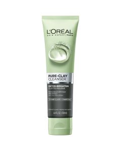 L'Oreal Paris Pure Clay Cleanser Detox Brighten, 4.4 fl oz"