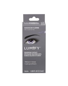 LUMIFY Redness Reliever Eye Drops, with Brimonidine for Whiter Looking Eyes, 0.08 Fl. Oz. (2.5 mL)"