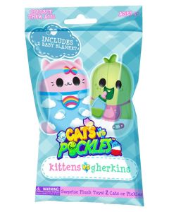 Kittens vs Gherkins Mystery Bag Contains a Pair of 3-inch Bean Filled Plushies!  Collect Them All!