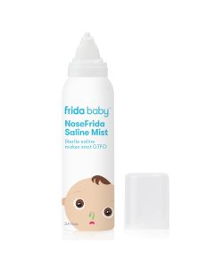 Frida Baby Saline Nasal Spray, Sinus Rinse for Kids Decongestion, Cold Relief, Infant, 3.4 fl oz"