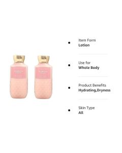 Bath and Body Works Super Smooth Body Lotion Set For Women 8 Oz -2 Pack  Bubble Bath & Body Lotion (Champagne Toast)