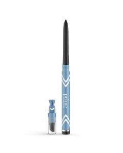 Prime Prometics PrimeEyes Glide Eyeliner for Mature Women – Waterproof, Long-Stay and Mess-Proof – Gel Cream Texture, Discreet Sharpener and Effective Smudger (Black)"