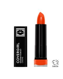 COVERGIRL Exhibitionist Cream Lipstick, 495 Orange AF, 0.12 oz"