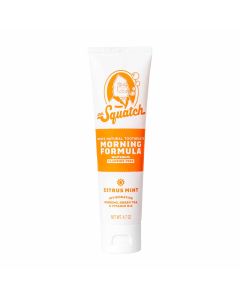 Dr. Squatch Citrus Mint Morning Formula Toothpaste, 4.7 Oz"