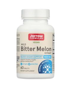 Jarrow Formulas Wild Bitter Melon Extract, Supports Blood Pressure and Blood Sugar Already in the Normal Range, 60 Tabs"