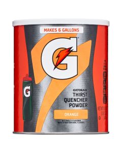 Gatorade Orange Thirst Quencher Sports Drink Mix Powder, 51 oz Canister"