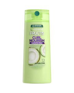 Garnier Fructis Curl Nourish Moisturizing Shampoo with Coconut Oil, 22 fl oz"