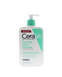 CeraVe Foaming Facial Cleanser, Oil Control Face & Body Wash for Normal to Oily Skin, 16 fl oz."