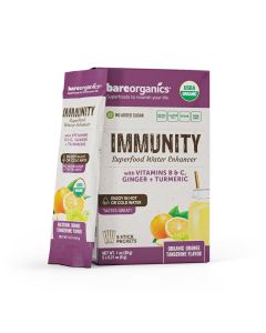 BareOrganics Immunity Blend Superfood Water Mix Packets, 5 Ct"