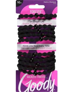 Goody Ouchless?? Damage-Free Forever??? Black Elastics 10Ct