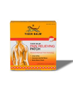 Tiger Balm Pain Relieving Patch, 5 Count, Relieves Backaches, Strains, Sore Muscles, and Sprains"