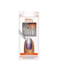 Sally Hansen Nail Salon Pro Brush Kit, 1 Pack, Nail Art Brush Kit, Nail Tools"