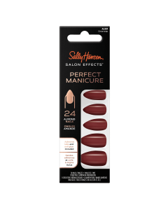 Sally Hansen Perfect Manicure Press on Nail Kit, Almond, Cinna-Snap, 24pcs"