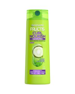 Garnier Fructis Curl Nourish Moisturizing Shampoo with Elasto Protein, All Hair Types, 12.5 fl oz"