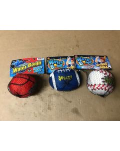 Toss' Em Water Bomb Sports Ball CHOOSE TYPE