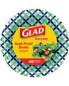 Glad Everyday 16 Oz. Paper Bowl (40-Count) BBP25518