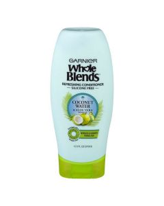 Garnier Whole Blends Refreshing Conditioner with Coconut Water Aloe Vera, 12.5 fl oz"