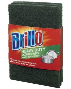 Brillo Heavy Duty Scouring Pad, 3 Ct"