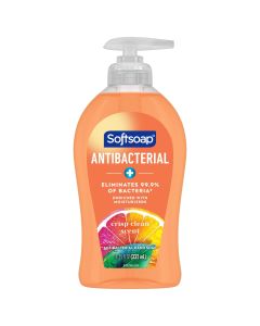 Softsoap Antibacterial Liquid Hand Soap, Crisp Clean Scent Hand Soap, 11.25 oz Bottle"