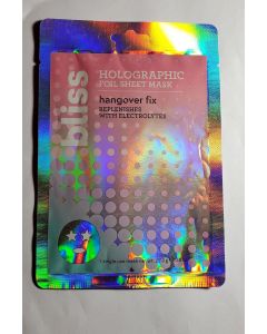 Bliss Holographic Foil Sheet Face Pack The Detoxifier Purifies With Charcoal Powder