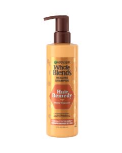 Garnier Whole Blends Sulfate Free Remedy Repairing Shampoo with Honey, Damaged Hair, 12 fl oz"