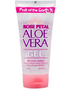 Fruit of the Earth Rose Petal Aloe Vera Gel 6 oz