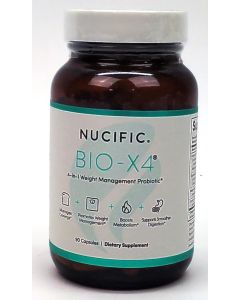 Nucific Bio-X4 Probiotic Weight Management Supplement - 90 Capsules