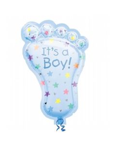 Party Destination 8"" Multi-color Foot Shaped Foil Balloon