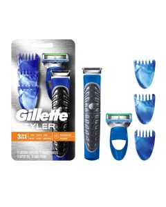 Gillette Fusion Men's Precision Beard Trimmer, Razors and Edger, Blue"