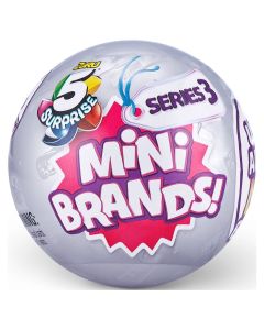 5 Surprise Mini Brands Series 3 Mystery Capsule Real Miniature Brands Collectible Toy by Zuru