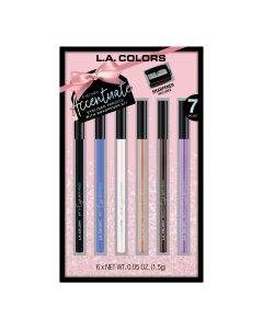 L.A. COLORS Eyeliner, Eyeliner Accentuate Gift Set, 7 pc"