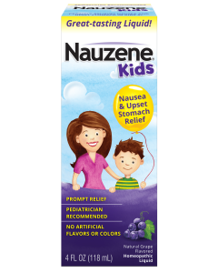 Nauzene Kids Upset Stomach & Nausea Relief Liquid - Natural Grape Flavor, 4 fl oz"