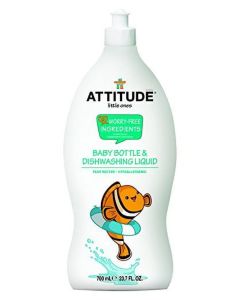 Attitude Baby Dish Soap, Pear Nectar, 23.7 Fl Oz"