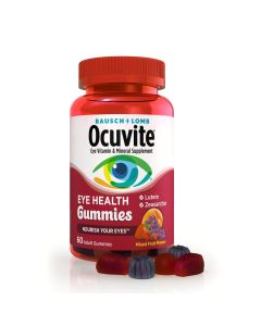 Ocuvite Eye Vitamin & Mineral Supplement, Eye Health Adult Gummies, Contains Lutein & Zeaxanthin, 60 Gummies"