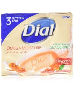 Dial Skin Care Bar Soap, Silk & Seaberry, 4 Ounce, 3 Bars"