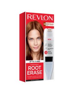 Revlon Root Erase Permanent Hair Color, At-Home Root Touchup Hair Dye with Applicator Brush for Multiple Use, 100% Gray Coverage, 5R Medium Auburn/Reddish Brown, 3.2 fl oz"