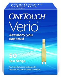 OneTouch Verio Test Strips, Accuracy You Can Trust, 50 Each"