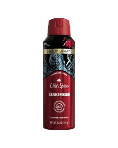 Old Spice Aluminum Free Body Spray for Men, Krakengard, 5.1 fl oz"