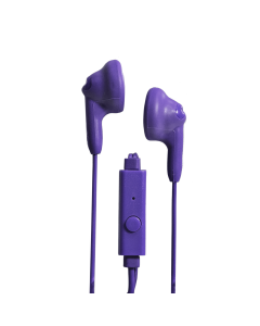 Magnavox MHP4820M-PL Gummy Earbuds with Microphone in Purple