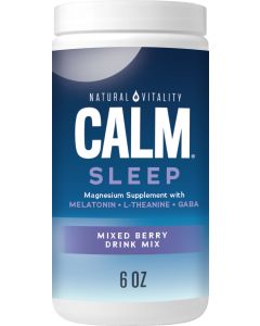 Natural Vitality Calm Magnesium Supplement Powder, Mixed Berry, 6 oz"