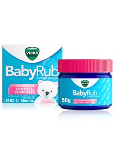 Vicks BabyRub, Non-Medicated Soothing Chest Rub Ointment, 1.76 oz"