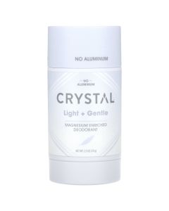 Magnesium Enriched Deodorant, Light + Gentle, 2.5 oz (70 g), Crystal Body Deodorant"