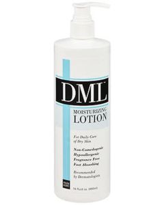 Moisturizer DML, 16 Oz. Pump Bottle Unscented Lotion"