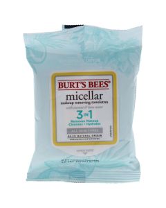 Burt's Bees Micellar Facial Towelettes, Coconut & Lotus, 10 Ct"