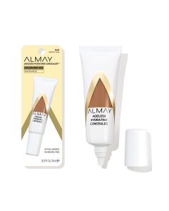 Almay Ageless Hydrating Liquid Concealer Makeup, Natural Finish, 040 Medium Deep, 0.37 fl oz."