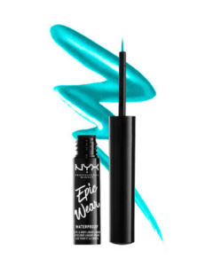 NYX Professional Makeup Epic Wear Metallic Liquid Liner, Long-Lasting Waterproof Liquid Eyeliner, Teal Metal"